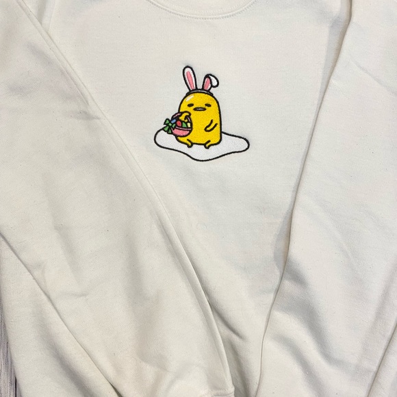Lazy Easter Egg Embroidered Sweatshirt - Picture 4 of 4